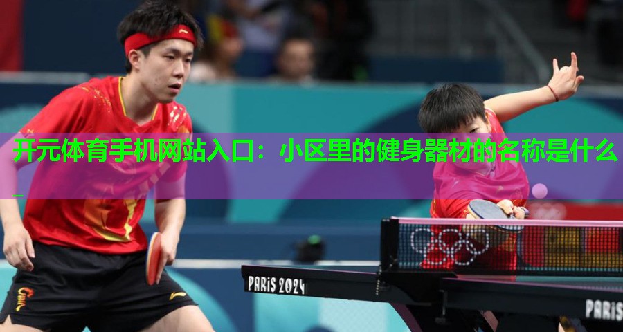 小区里的健身器材的名称是什么_
