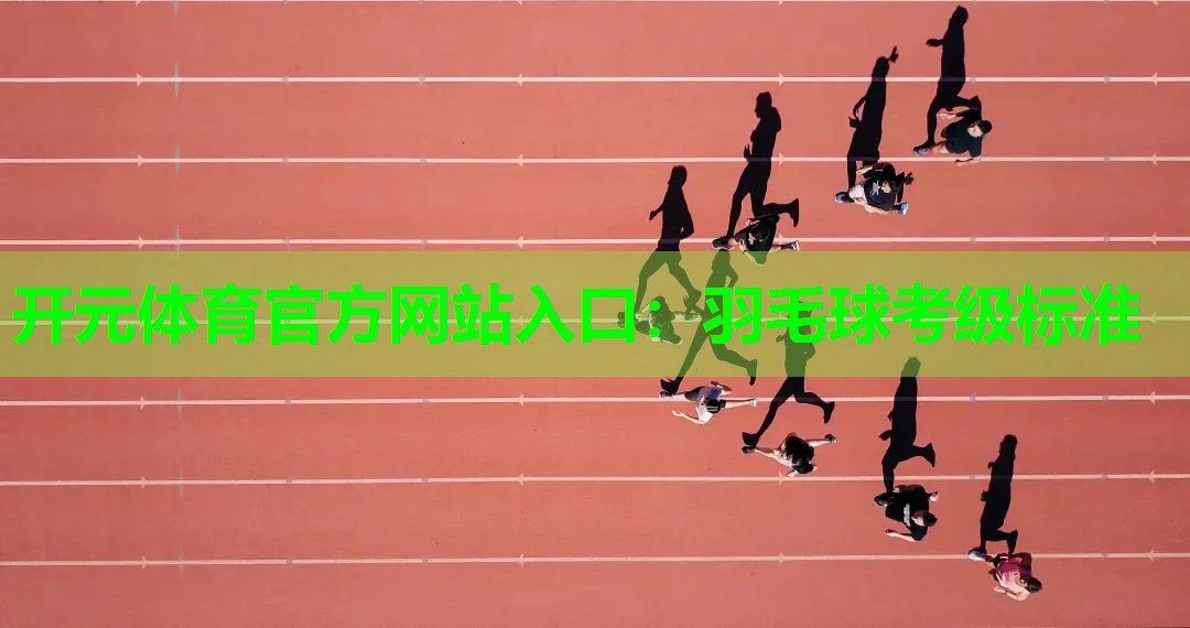 羽毛球考级标准