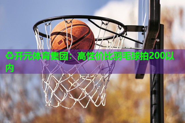 高性价比羽毛球拍200以内