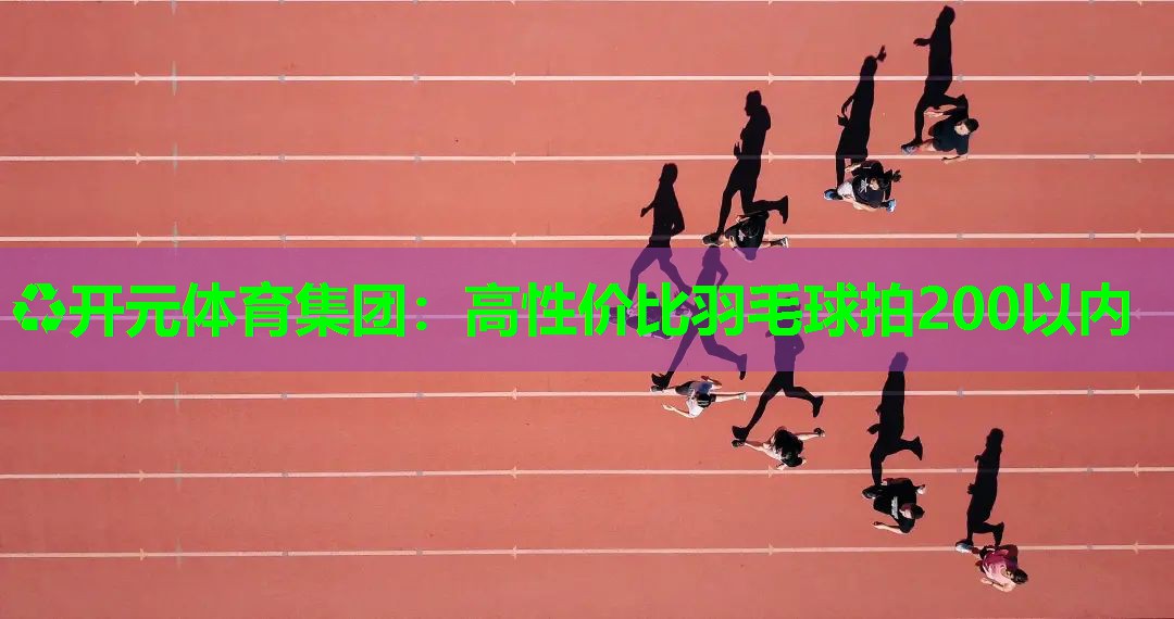 高性价比羽毛球拍200以内